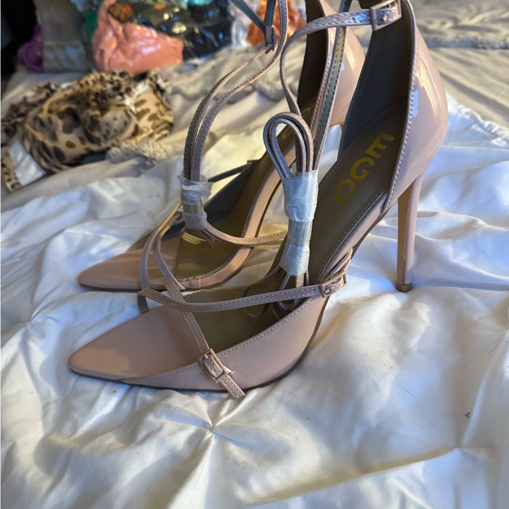 EGO Blush Strappy Heels